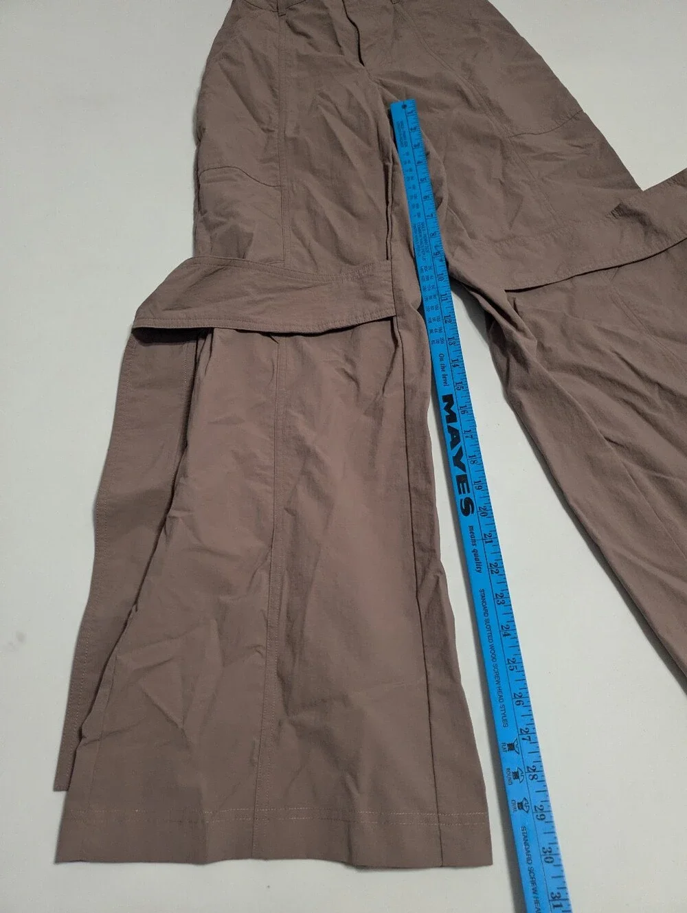 Alo XXS High Waisted Voyager Trousers Mushroom